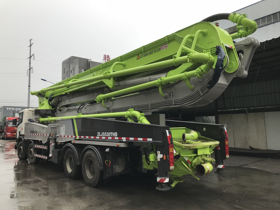 309KW 56m Concrete Boom Pump Truck High Efficiency Hydraulic System 170m3/H