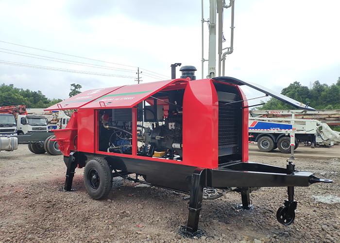 176kw 80m3/H New Concrete Pump , Diesel Concrete Pump For Construction