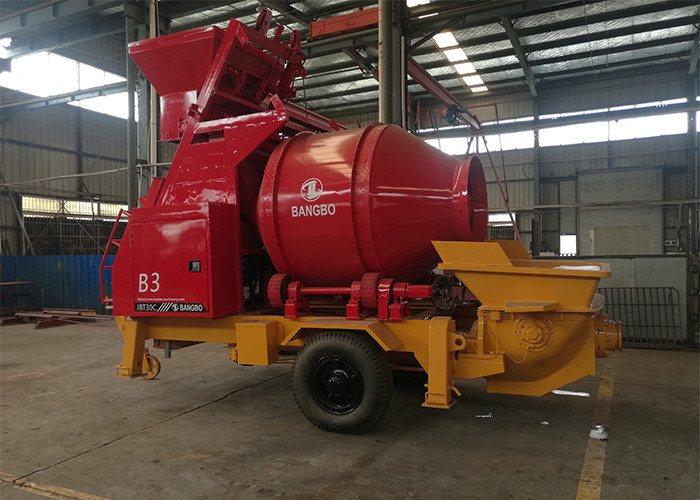 8Mpa 62kw New Concrete Pump Mobile Heavy Duty Wide Work Range