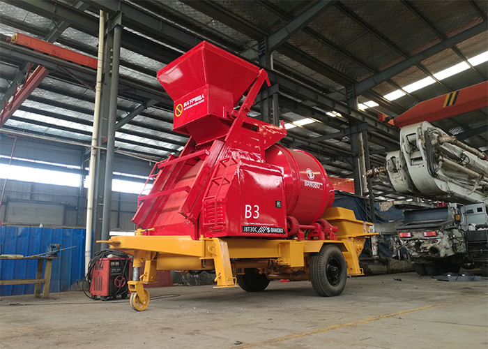 8Mpa 62kw New Concrete Pump Mobile Heavy Duty Wide Work Range