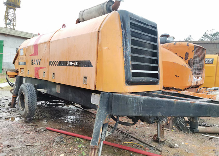 80CBM 18MPa Concrete Pump Small Portable Rental Use Excellent Condition