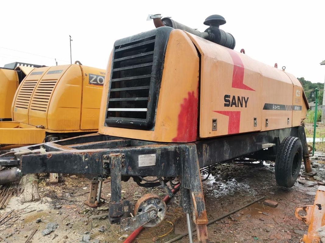 80CBM 18MPa Concrete Pump Small Portable Rental Use Excellent Condition