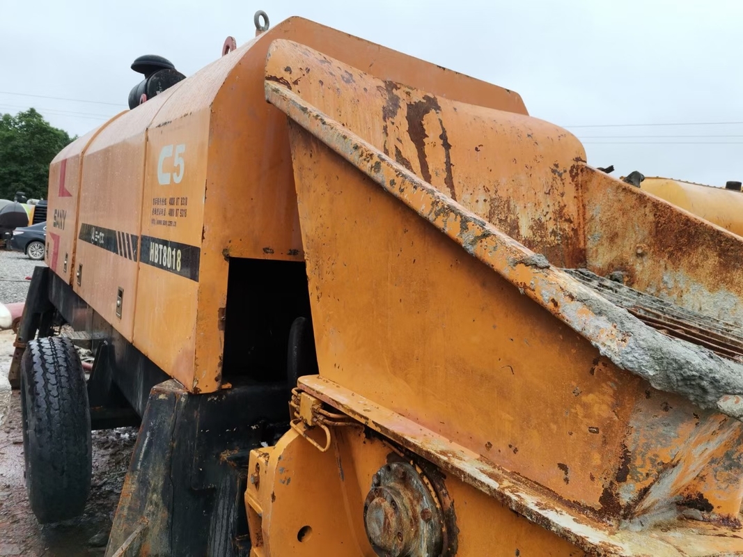 80CBM 18MPa Concrete Pump Small Portable Rental Use Excellent Condition