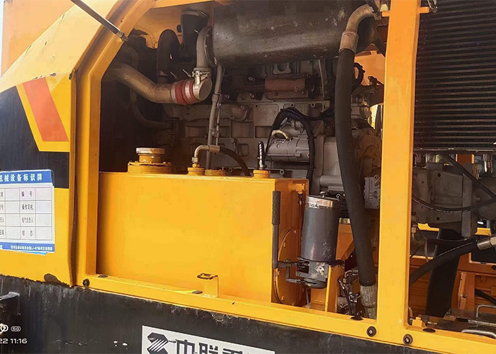 60m3/H 180m 174kw Trailer Concrete Pump High Safety Easy To Clean Yellow