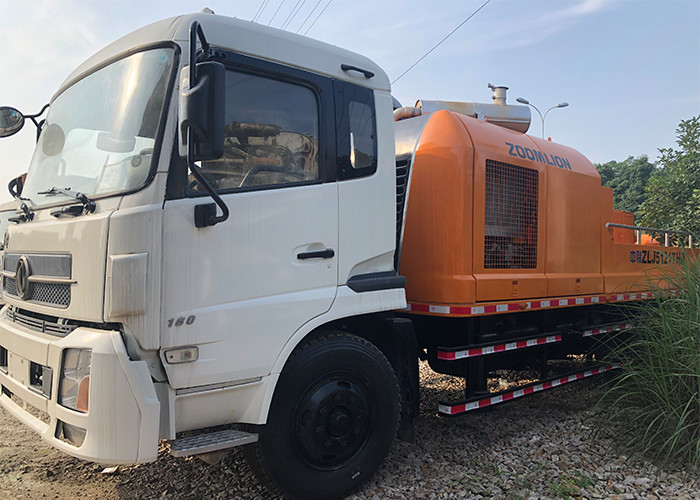 Refurbished 90M3/H 14Mpa Truck Mounted Concrete Line Pump High Efficiency