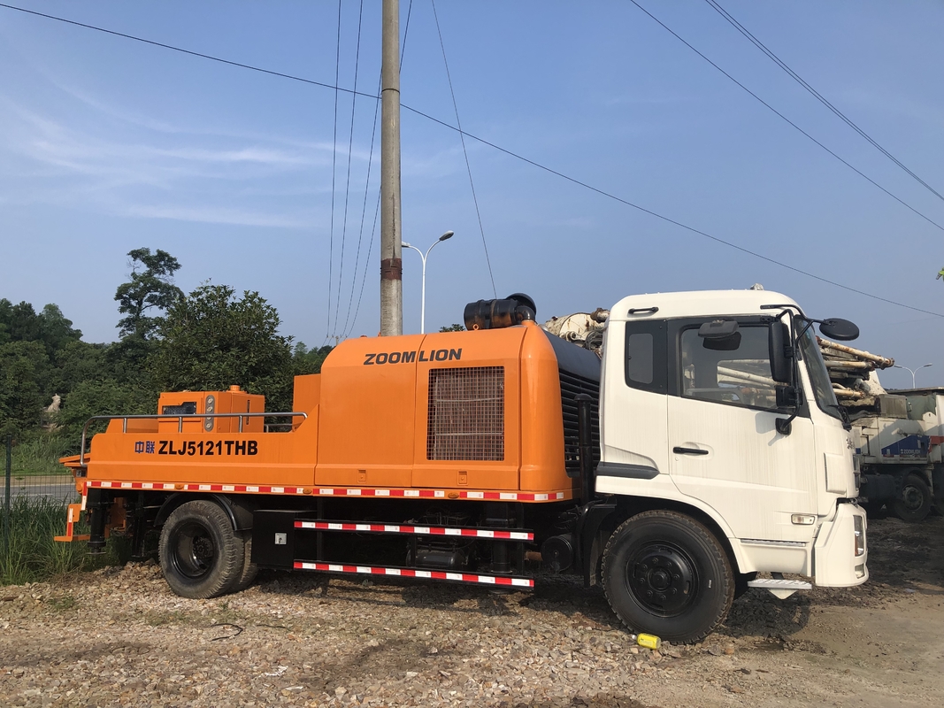 Refurbished 90M3/H 14Mpa Truck Mounted Concrete Line Pump High Efficiency