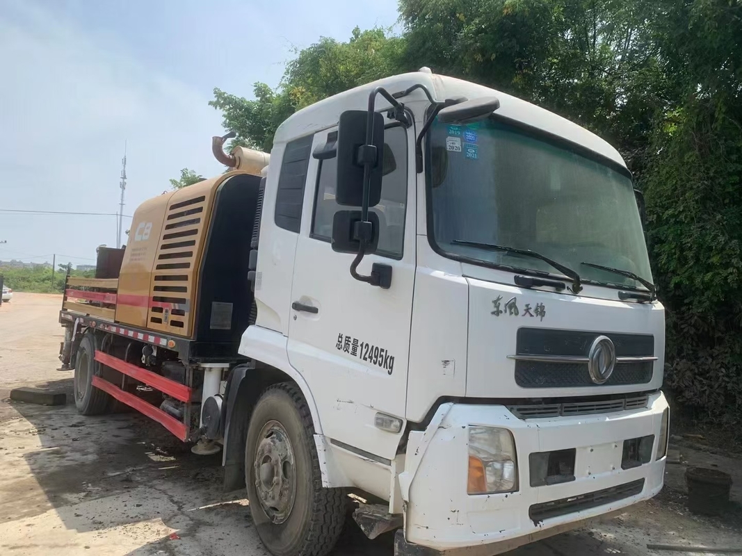100M3/H 20Mpa 118kW Used Concrete Trailer Pump Truck Mounted 2018 Year