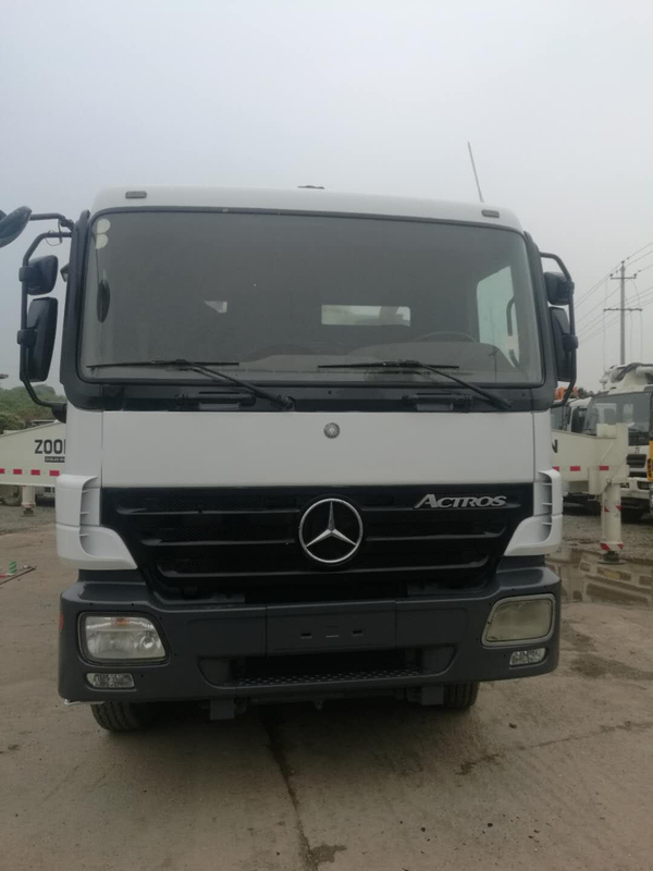 300KW 50m Actros 4141 Concrete Lorry With Pump 2008 Year Large Capacity