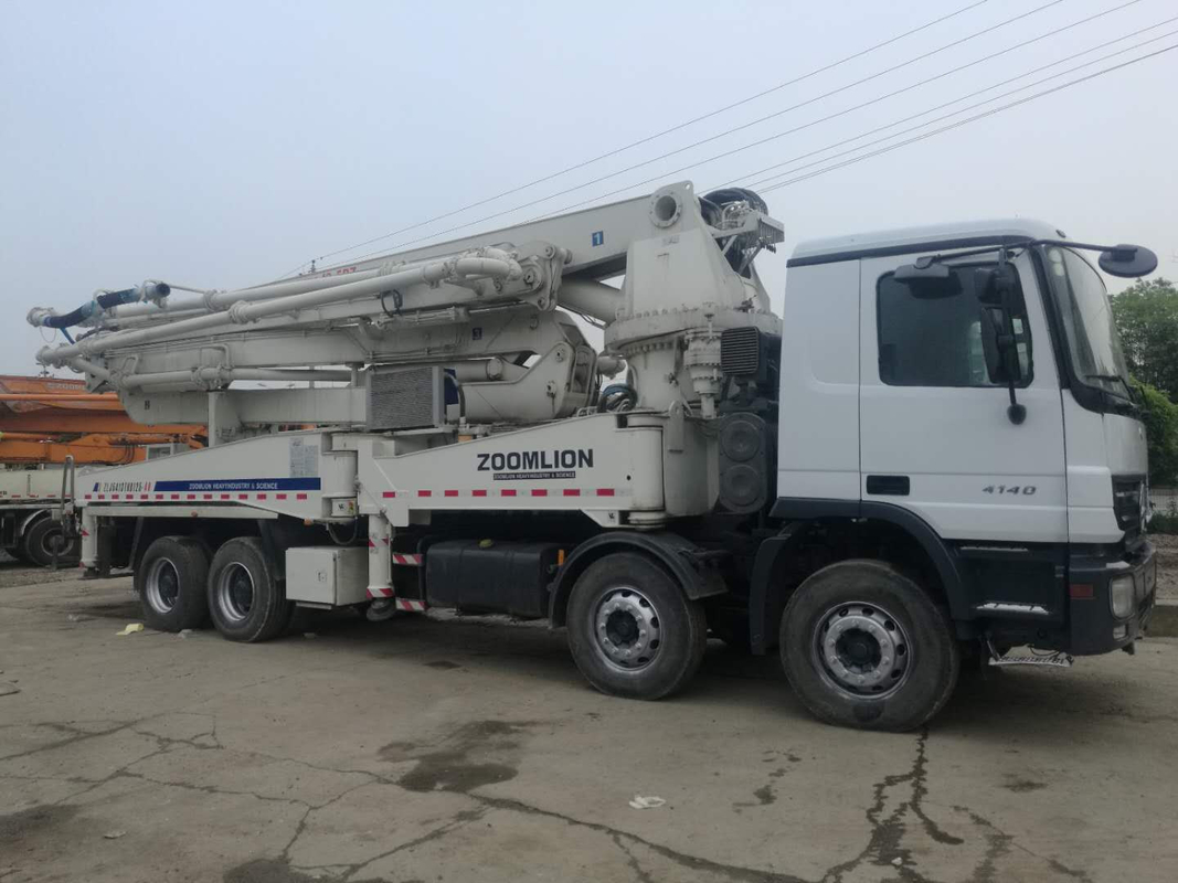 300KW 50m Actros 4141 Concrete Lorry With Pump 2008 Year Large Capacity