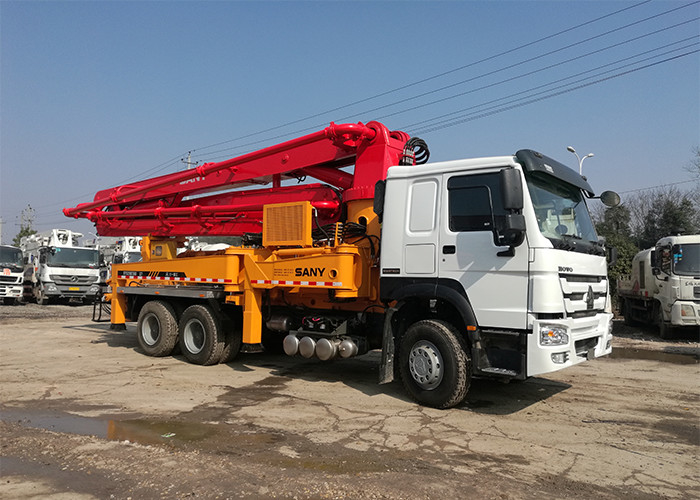 SANY Used Cement Truck Red Refurbished With SAE Certification