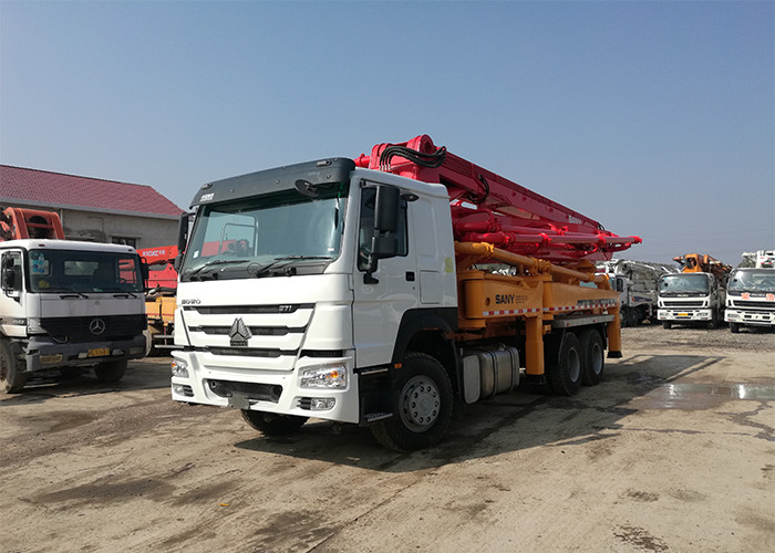 SANY Used Cement Truck Red Refurbished With SAE Certification