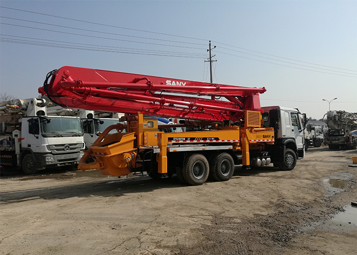 SANY Used Cement Truck Red Refurbished With SAE Certification