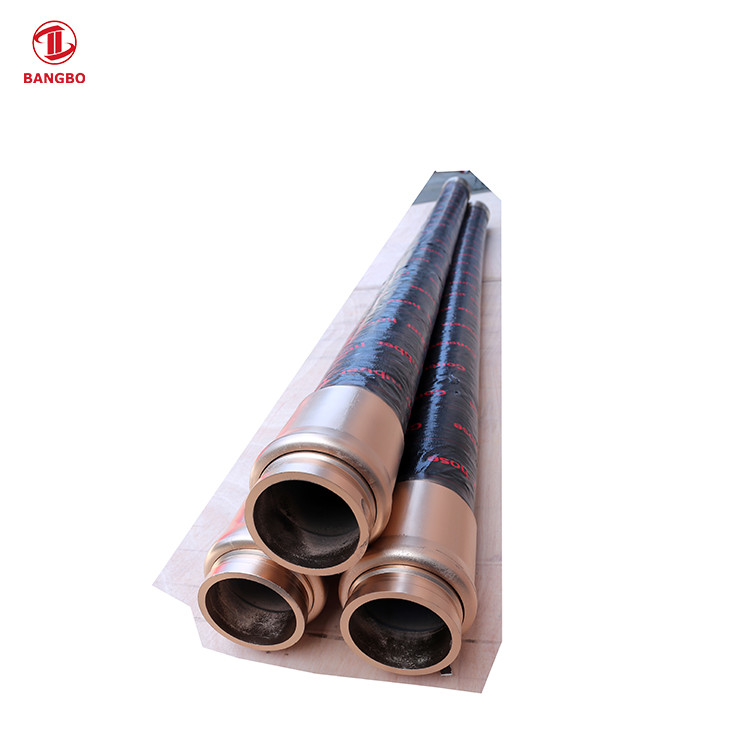 DN100 3m Model Concrete Pump Parts Hose End Replacement Double Layer