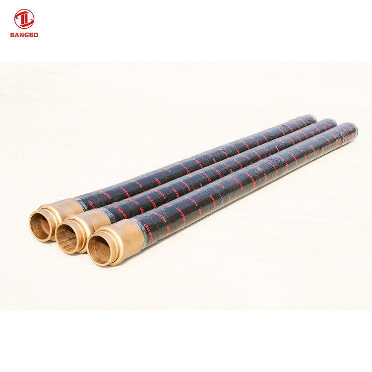 DN100 3m Model Concrete Pump Parts Hose End Replacement Double Layer