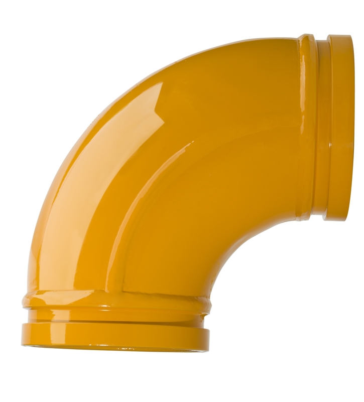 ISO9001 Approval Concrete Pump Partsdouble Wall 90 Degree Elbow