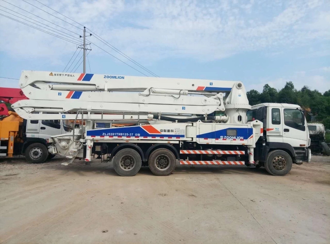 37m 265KW Boom Pressure Concrete Pump Truck Mounted ISUZU CYZ51Q