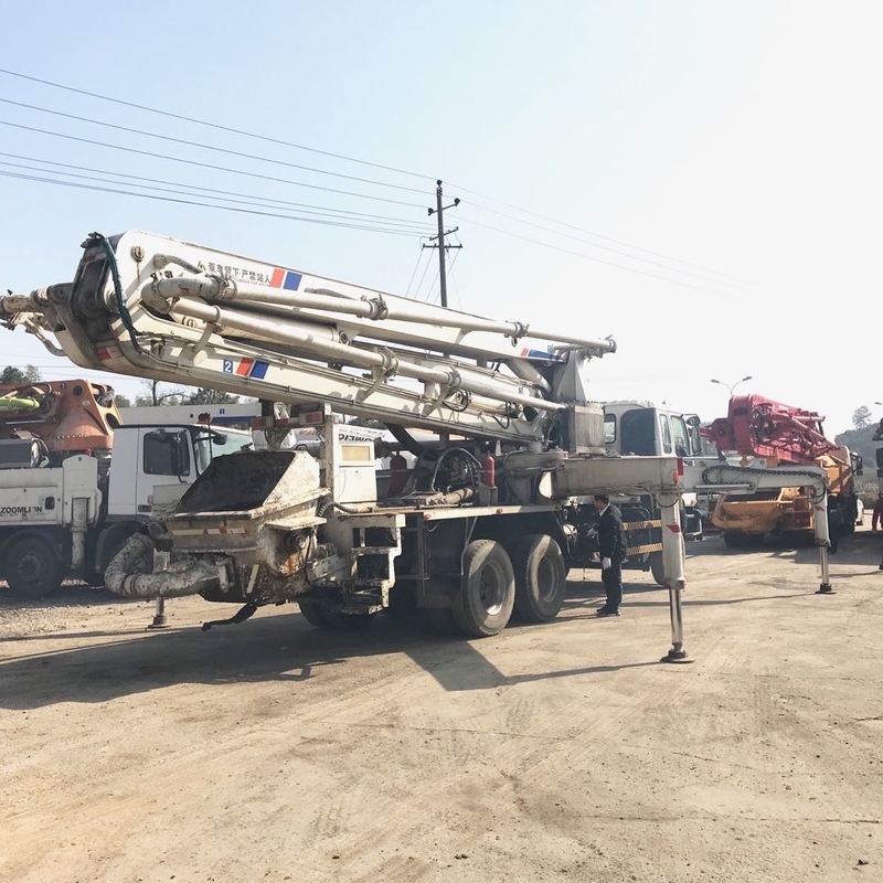 ZOOMLION 37 Meter Used Cement Truck ISUZU Chassis Refurbished