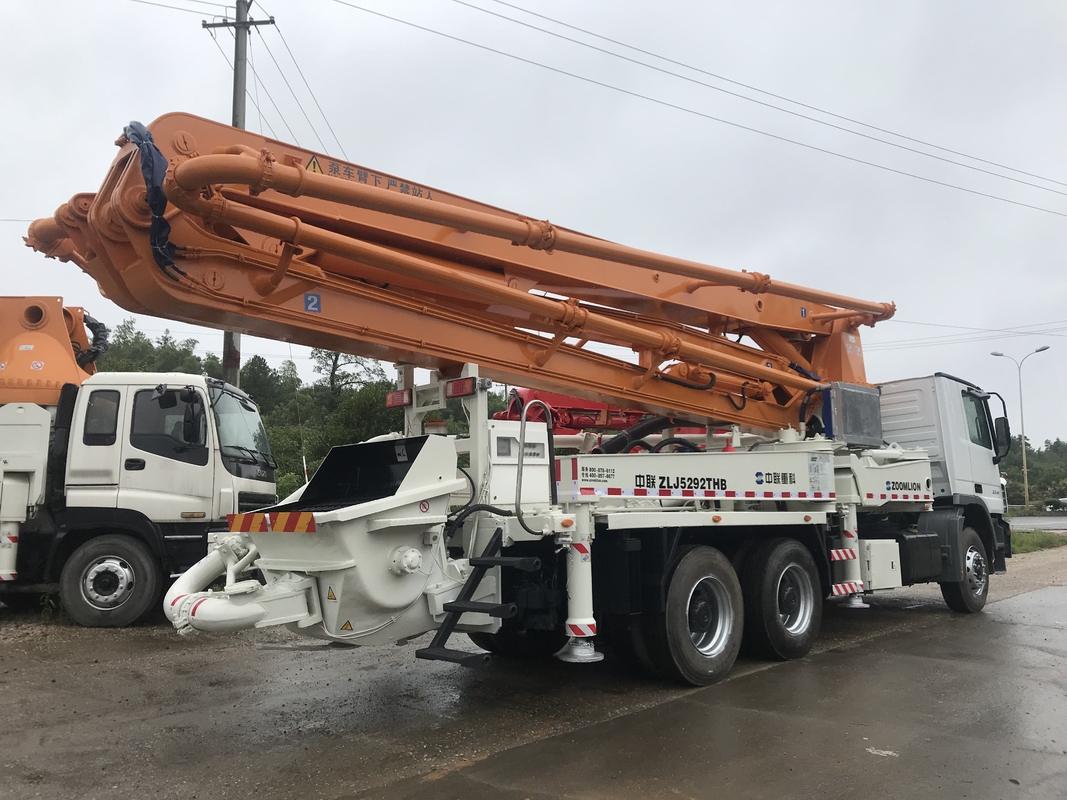 37 Meter 290KW Second Hand Pump Truck 2008 Year Heavy Duty white