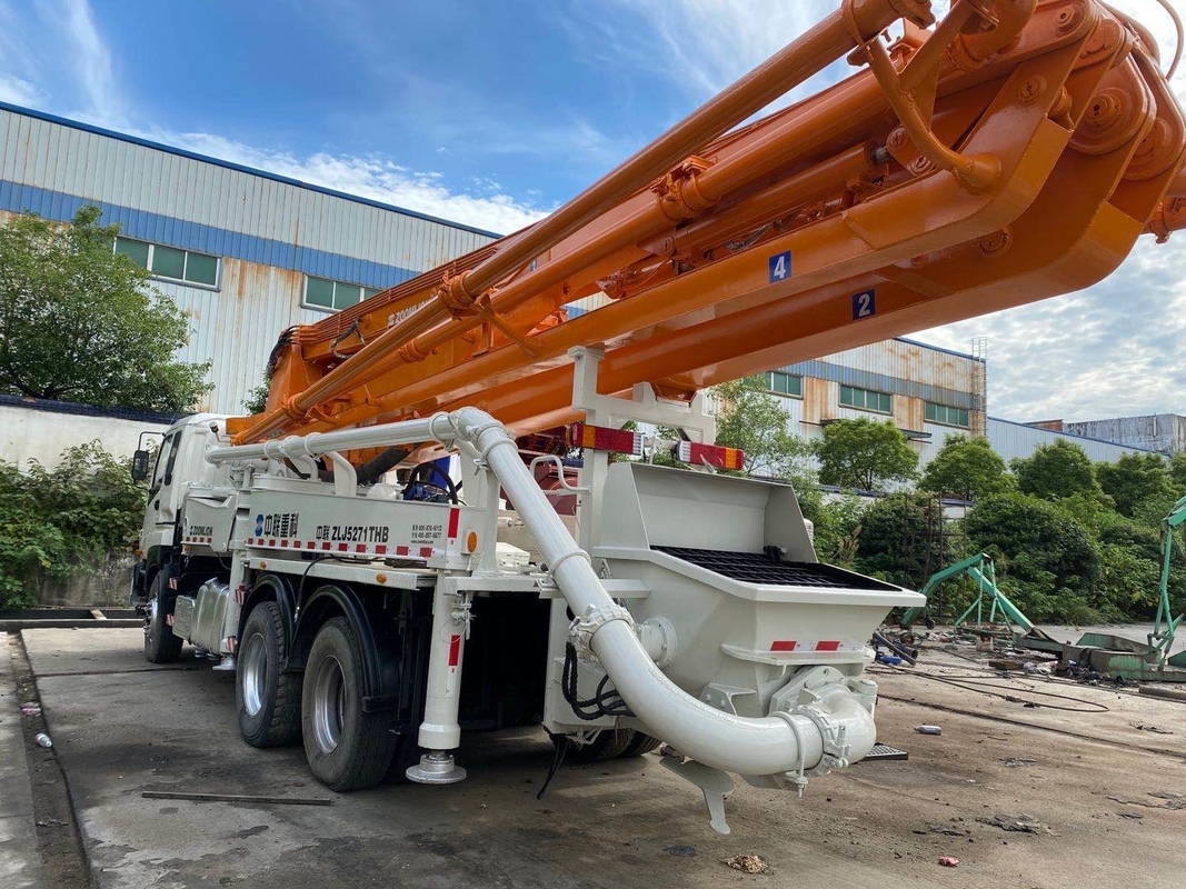SAE Approval 37m Truck Mounted Concrete Pump ISUZU CYZ51Q Good Condiiton