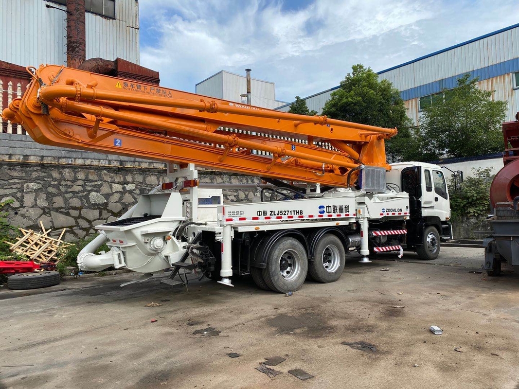 SAE Approval 37m Truck Mounted Concrete Pump ISUZU CYZ51Q Good Condiiton