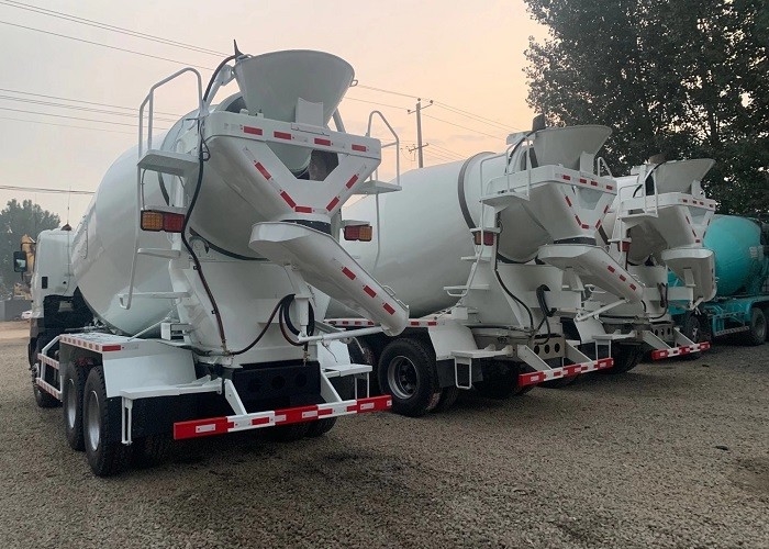 Xe trộn bê tông tân trang 259KW 10m3, Xe trộn bê tông trộn sẵn để vận chuyển xi măng
