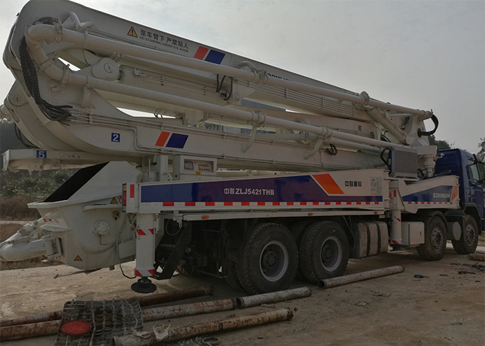 ISO90001 Approval Beton Pump , Truck Concrete Pump Zoomlion Used Construction