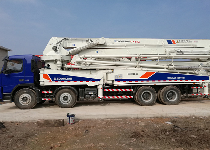ISO90001 Approval Beton Pump , Truck Concrete Pump Zoomlion Used Construction