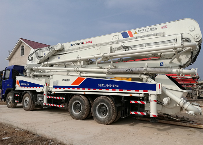 ISO90001 Approval Beton Pump , Truck Concrete Pump Zoomlion Used Construction