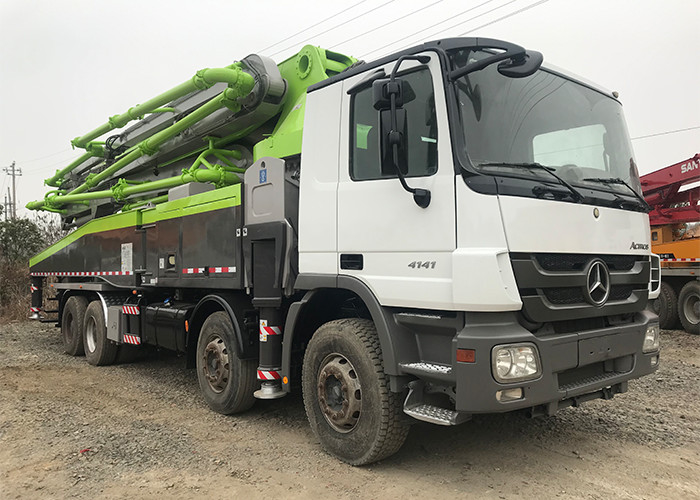 ZLJ5419THB Used Cement Truck With Pump Zoomlion 52m Green Color