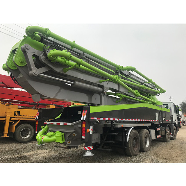 ZLJ5419THB Used Cement Truck With Pump Zoomlion 52m Green Color
