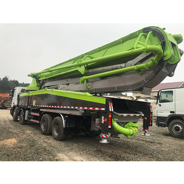 ZLJ5419THB Used Cement Truck With Pump Zoomlion 52m Green Color