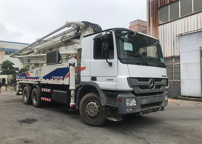 120M3/H 300KW Used Cement Truck , Cement Pump Truck For Transmission
