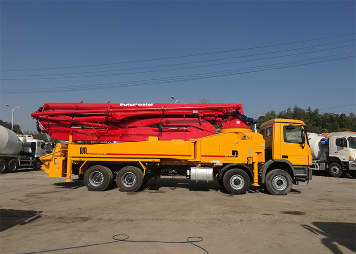 320kw Compact 46m Cement Boom Truck Actors 4141 For Concrete Transmission