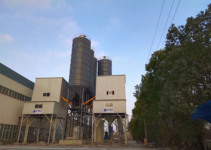 60m3 150Kw Portable Concrete Batch Plant Advanced Electrical 60m3/H
