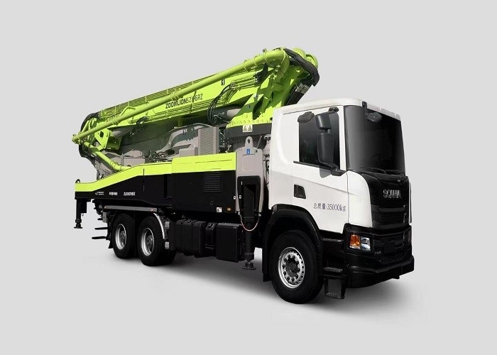 Zoomlion 52m New Concrete Pump Truck High Pressure Pumping Hydraulic
