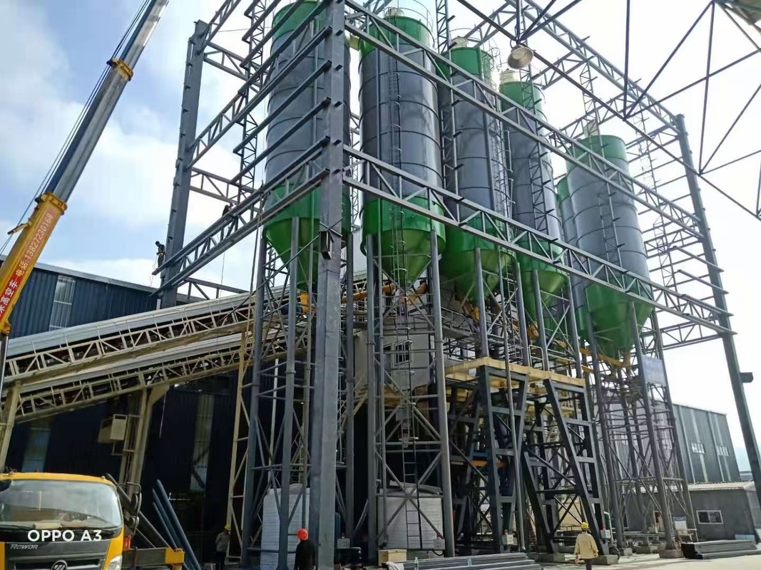 90m3/H 185kw Concrete Batching Plant Equipment Water Conservancy