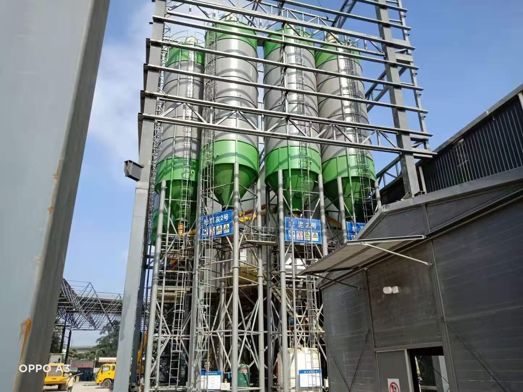 90m3/H 185kw Concrete Batching Plant Equipment Water Conservancy