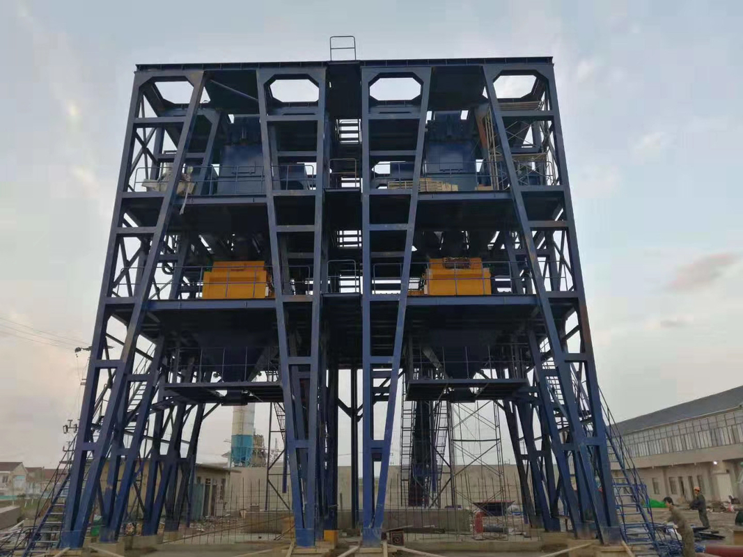 HZS90 90m3/H Concrete Mixing Plant Ready Mixed High Efficiency