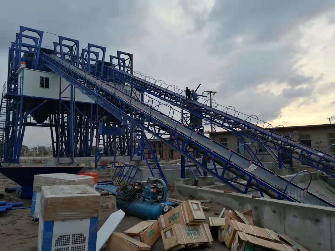 HZS90 90m3/H Concrete Mixing Plant Ready Mixed High Efficiency