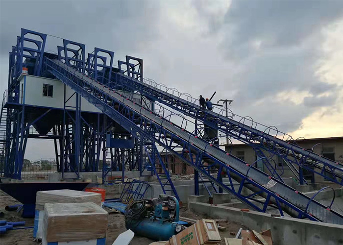 HZS90 90m3/H Concrete Mixing Plant Ready Mixed High Efficiency