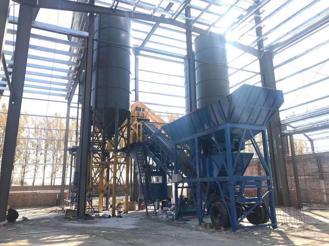 HZS60 Automatic Batching Plant New Condition With CE Approval