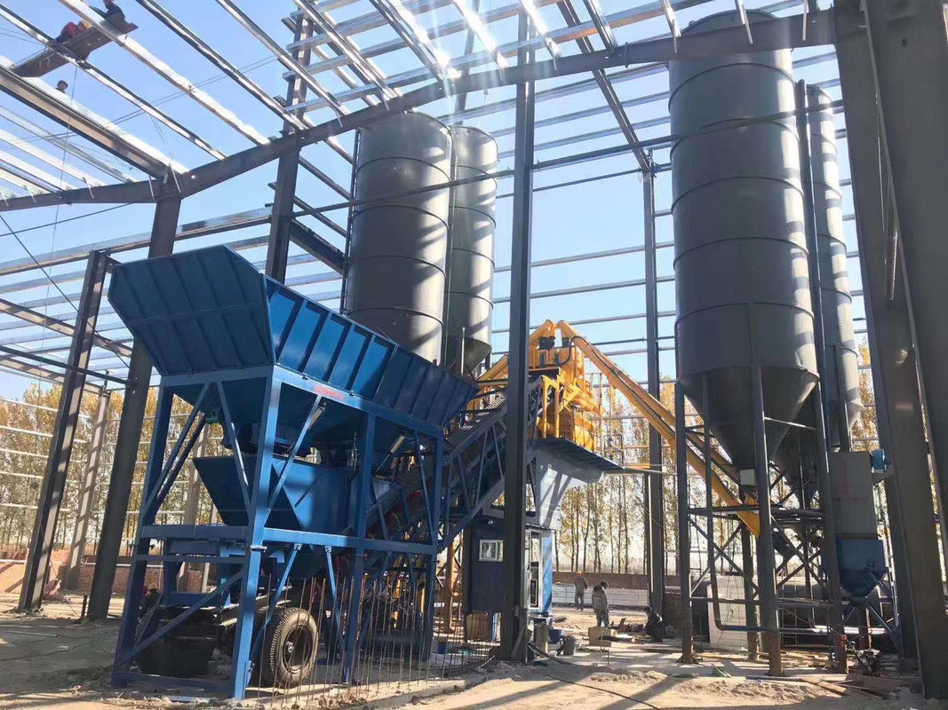 HZS60 Automatic Batching Plant New Condition With CE Approval