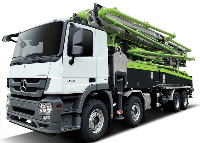 Euro 5 Emission Boom Concrete Pump Truck 48m 3 Axis  New Condition