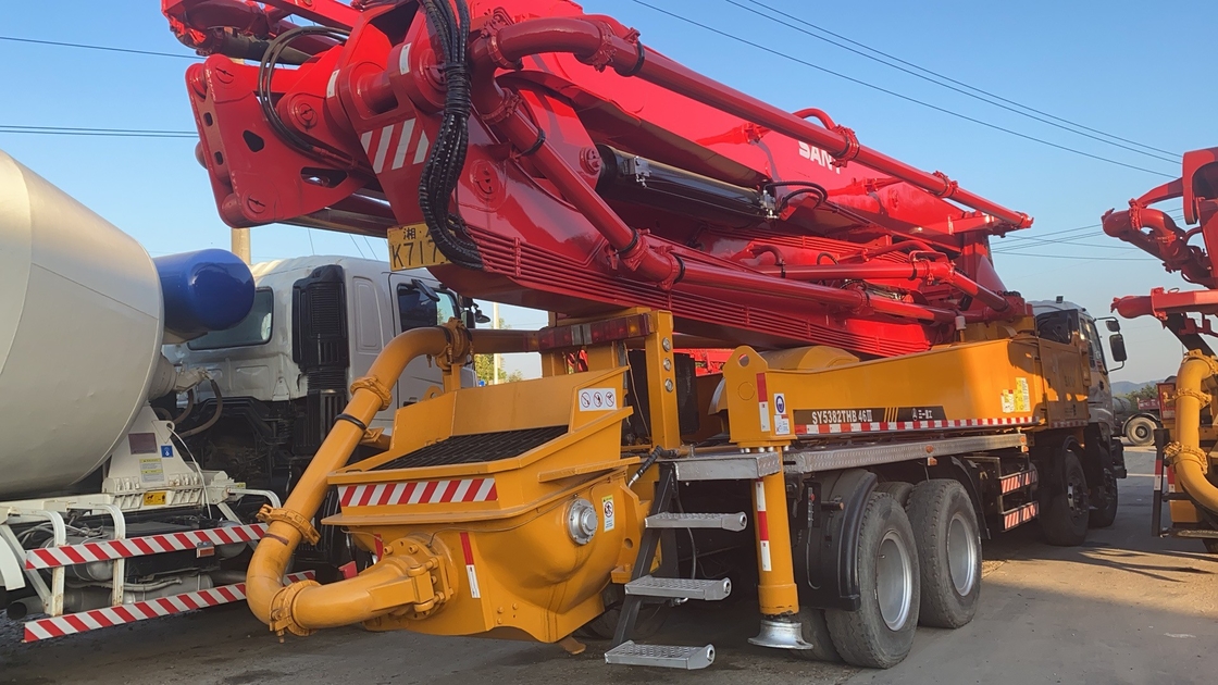 Sany Renewed Isuzu Truck 110 Cubic Concrete Boom Truck 46m Beton Pump Truck