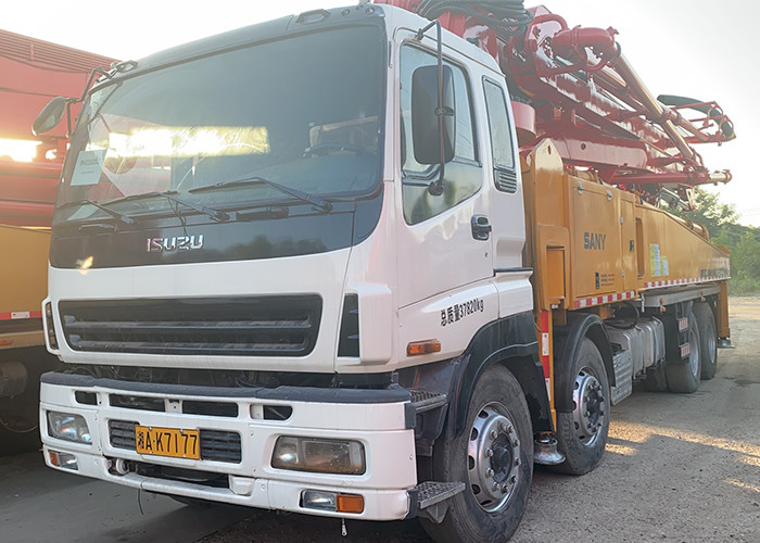 Sany Renewed Isuzu Truck 110 Cubic Concrete Boom Truck 46m Beton Pump Truck