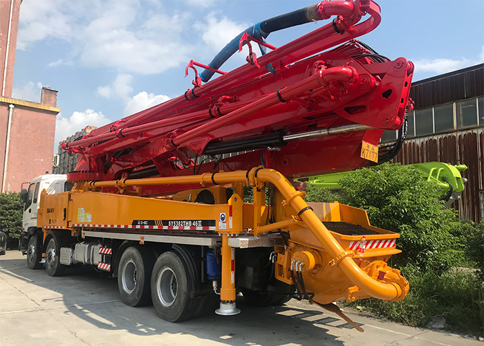 Sany Renewed Isuzu Truck 110 Cubic Concrete Boom Truck 46m Beton Pump Truck