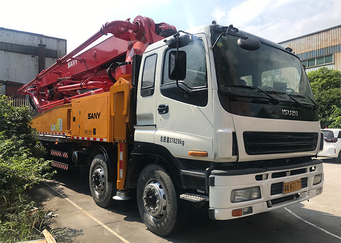 Sany Renewed Isuzu Truck 110 Cubic Concrete Boom Truck 46m Beton Pump Truck