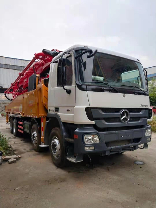Sany 52 Meter Benz 2012 Year Used Concrete Pump Truck For Construction
