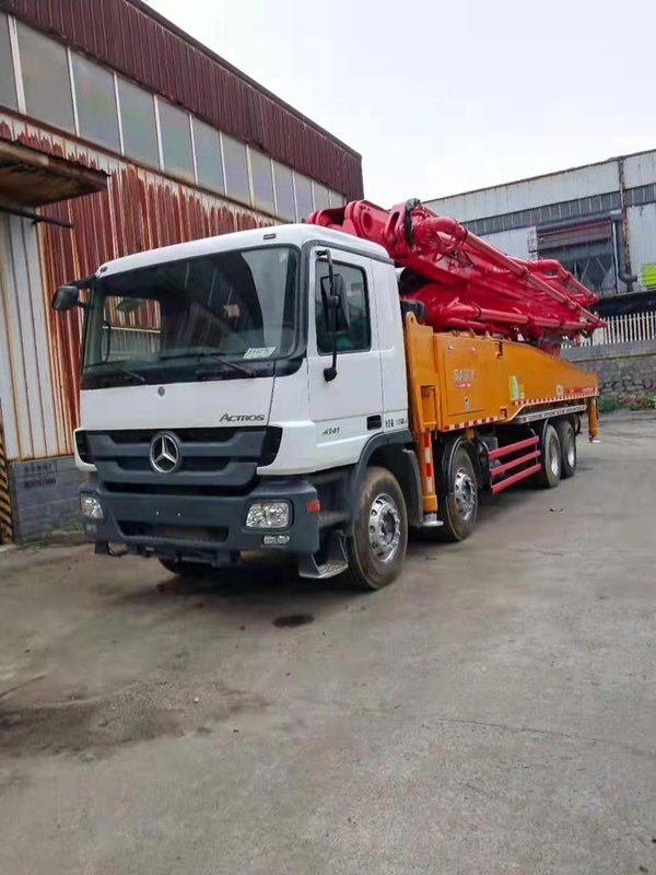 Sany 52 Meter Benz 2012 Year Used Concrete Pump Truck For Construction
