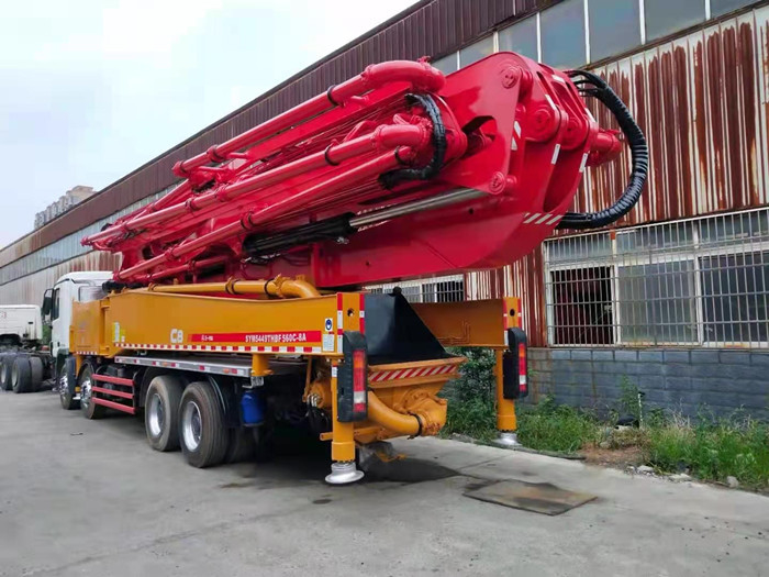 Sany 52 Meter Benz 2012 Year Used Concrete Pump Truck For Construction